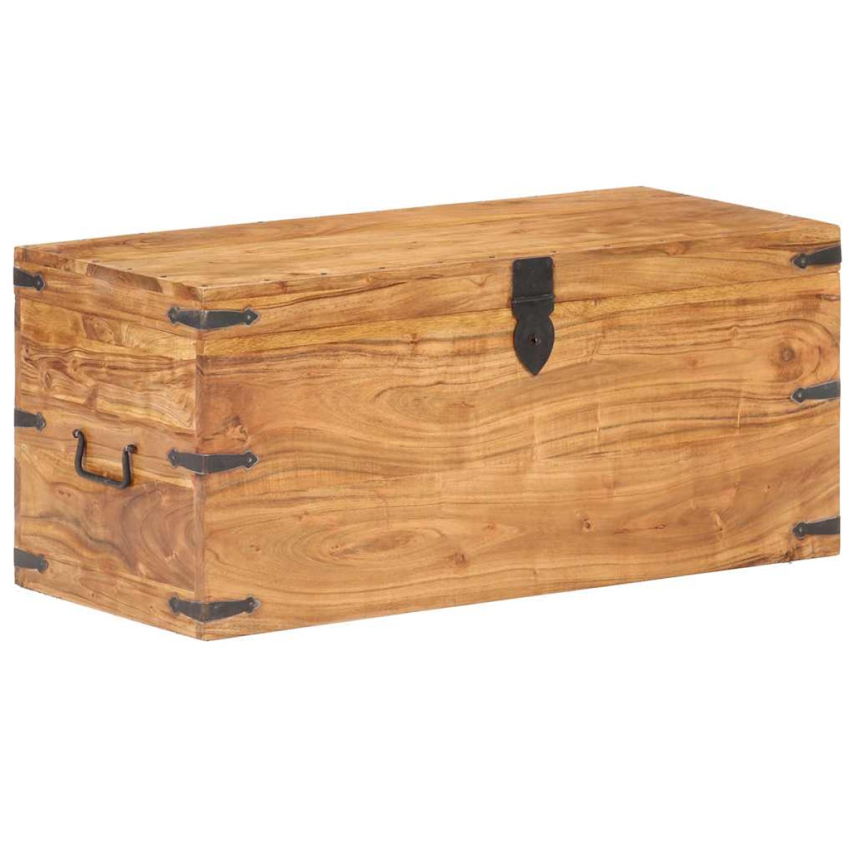vidaXL Μπαούλο 90 x 40 x 40 εκ. από Μασίφ Ξύλο Ακακίας