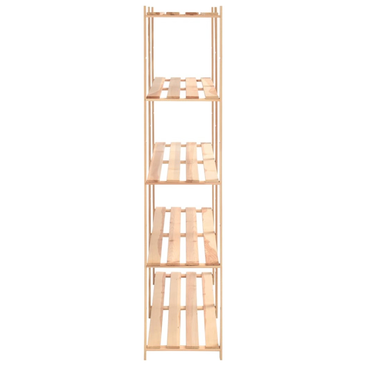 vidaXL Ραφιέρες 5 Επιπέδων 2 τεμ 500 κ 170x38x170 εκ Μασίφ Ξύλο Πεύκου