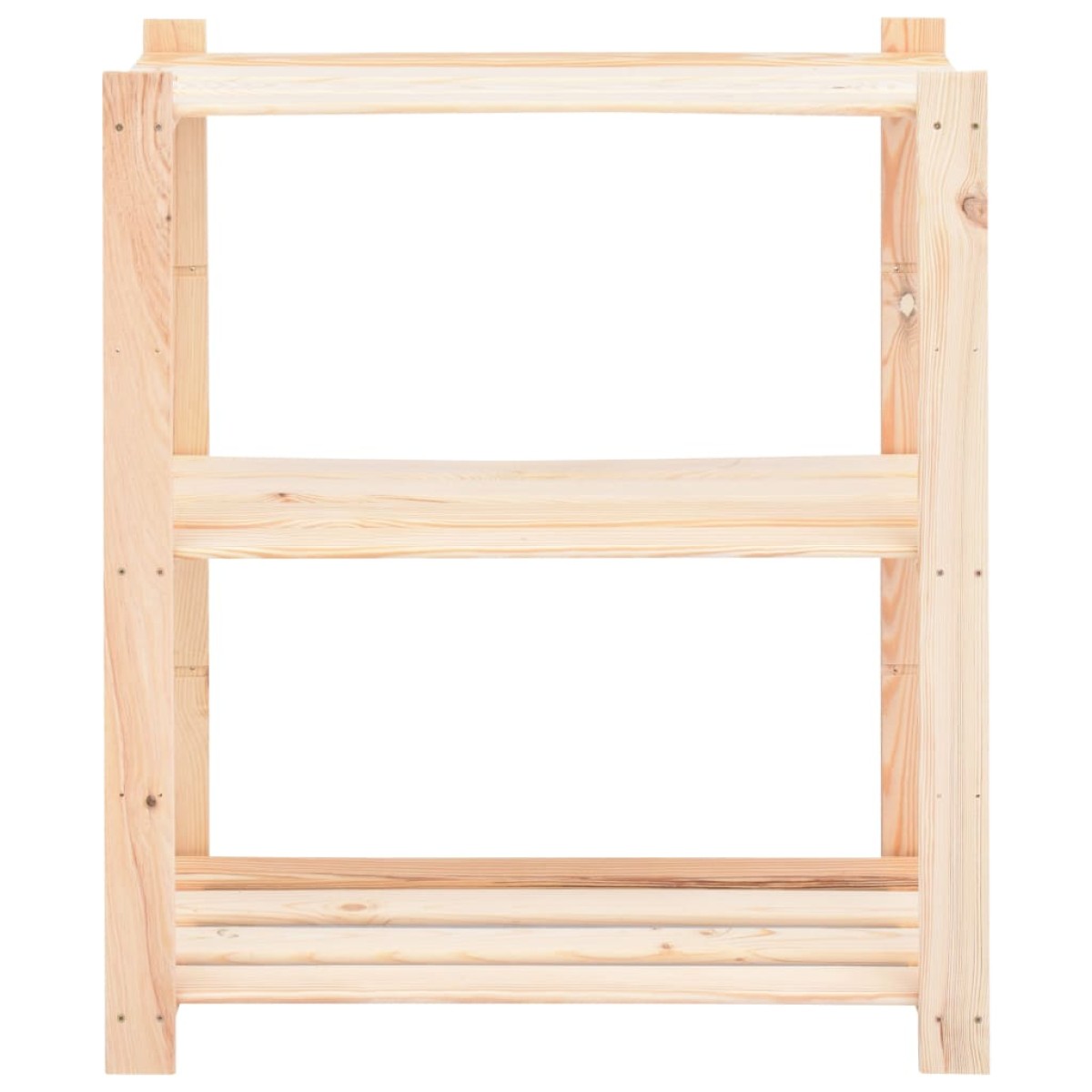 vidaXL Ραφιέρες 3 Επιπέδων 5 τεμ 150 κ. 80x38x90 εκ. Μασίφ Ξύλο Πεύκου