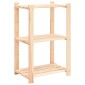 vidaXL Ραφιέρες 3 Επιπέδων 5 τεμ 150 κ. 60x38x90 εκ. Μασίφ Ξύλο Πεύκου