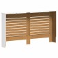 vidaXL Καλύμματα Καλοριφέρ 2 τεμ. Λευκά 152 x 19 x 81,5 εκ. από MDF