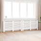 vidaXL Καλύμματα Καλοριφέρ 2 τεμ. Λευκά 152 x 19 x 81,5 εκ. από MDF