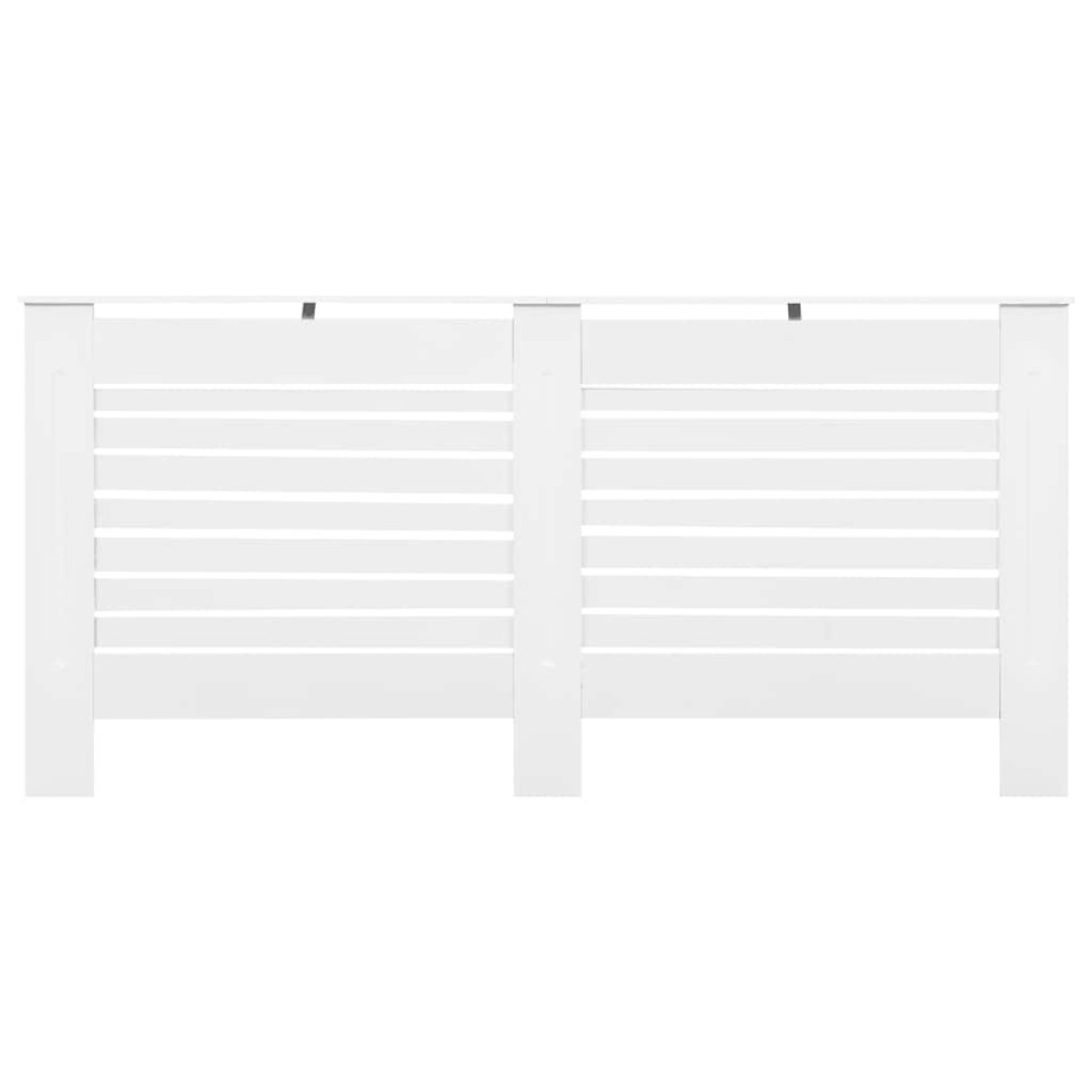 vidaXL Καλύμματα Καλοριφέρ 2 τεμ. Λευκά 172 x 19 x 81,5 εκ. από MDF