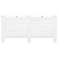 vidaXL Καλύμματα Καλοριφέρ 2 τεμ. Λευκά 172 x 19 x 81,5 εκ. από MDF