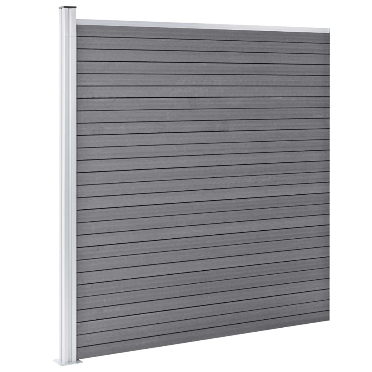 vidaXL Πάνελ Περίφραξης Γκρι 1045 x 186 εκ. από WPC