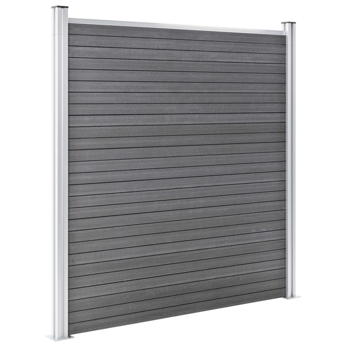 vidaXL Πάνελ Περίφραξης Γκρι 1045 x 186 εκ. από WPC