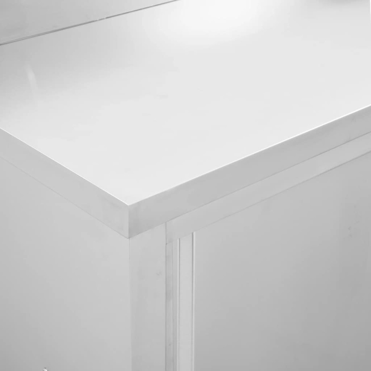 vidaXL Ερμάρια Συρόμενες Πόρτες 2 τεμ. 200x50x(95-97) εκ. Ανοξ. Ατσάλι