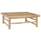 vidaXL Σαλόνι Κήπου Σετ 8 Τεμαχίων από Μπαμπού με Σκ. Γκρι Μαξιλάρια