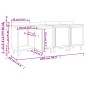 vidaXL Ερμάριο Πάγκος Εργασίας 240 x 60 x 96 εκ. από Ανοξείδωτο Ατσάλι