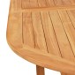 vidaXL Σετ Τραπεζαρίας Κήπου 7 Τεμ. από Μασίφ Ξύλο Teak με Μαξιλάρια