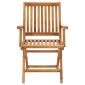 vidaXL Καρέκλες Κήπου 2 τεμ. από Μασίφ Ξύλο Teak με Taupe Μαξιλάρια