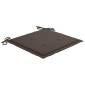 vidaXL Καρέκλες Κήπου 2 τεμ. από Μασίφ Ξύλο Teak με Taupe Μαξιλάρια