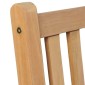 vidaXL Καρέκλες Κήπου 2 τεμ. από Μασίφ Ξύλο Teak με Ανθρακί Μαξιλάρια