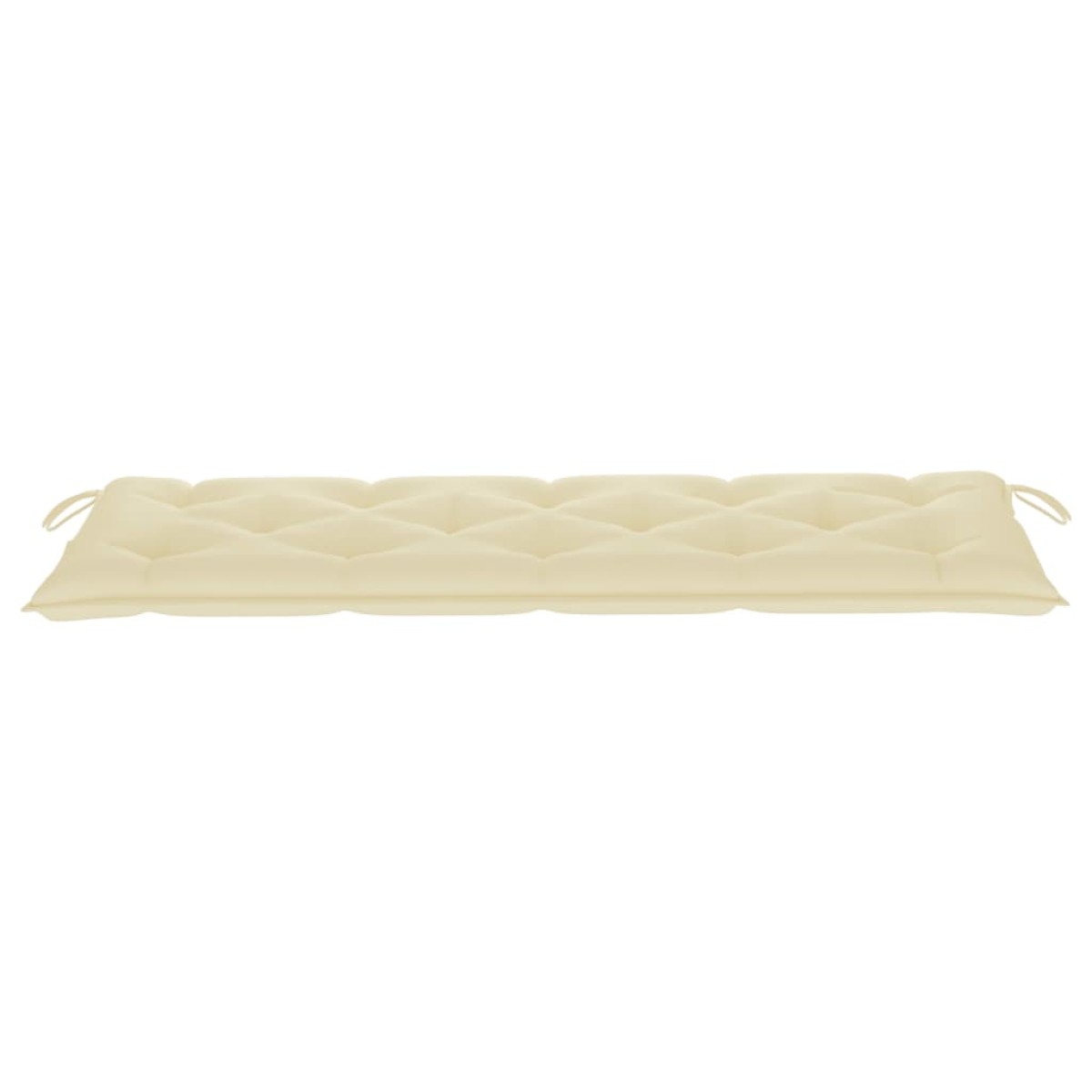 vidaXL Παγκάκι Κήπου Στοιβαζόμενο 159 εκ. Μασίφ Ξύλο Teak & Μαξιλάρι
