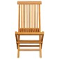 vidaXL Καρέκλες Κήπου 6 τεμ. από Μασίφ Ξύλο Teak με Taupe Μαξιλάρια