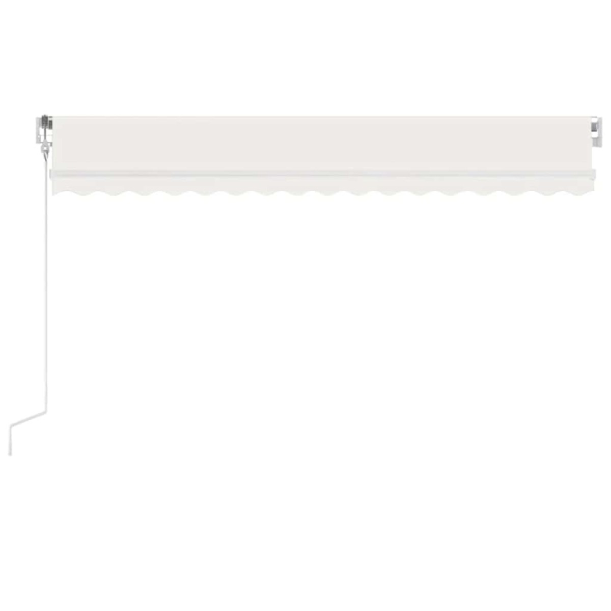vidaXL Τέντα Αυτόματη με LED & Αισθητήρα Ανέμου Κρεμ 400 x 300 εκ.