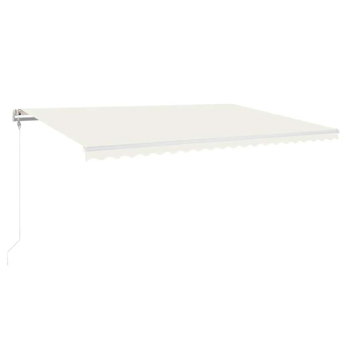 vidaXL Τέντα Αυτόματη με LED & Αισθητήρα Ανέμου Κρεμ 500 x 300 εκ.