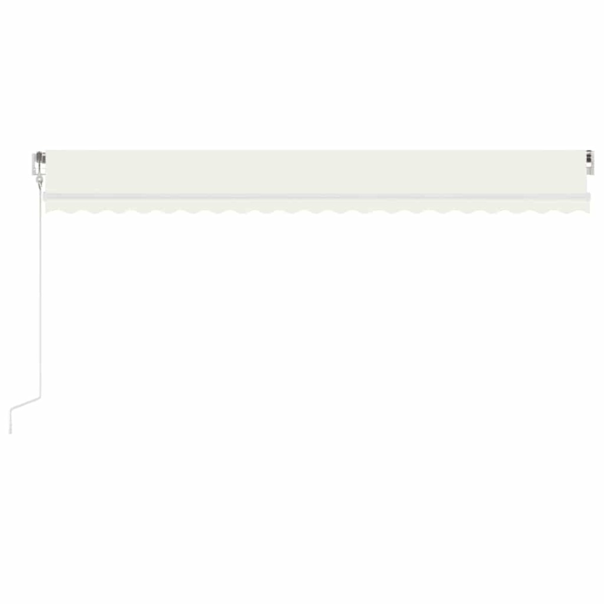 vidaXL Τέντα Αυτόματη με LED & Αισθητήρα Ανέμου Κρεμ 500 x 300 εκ.