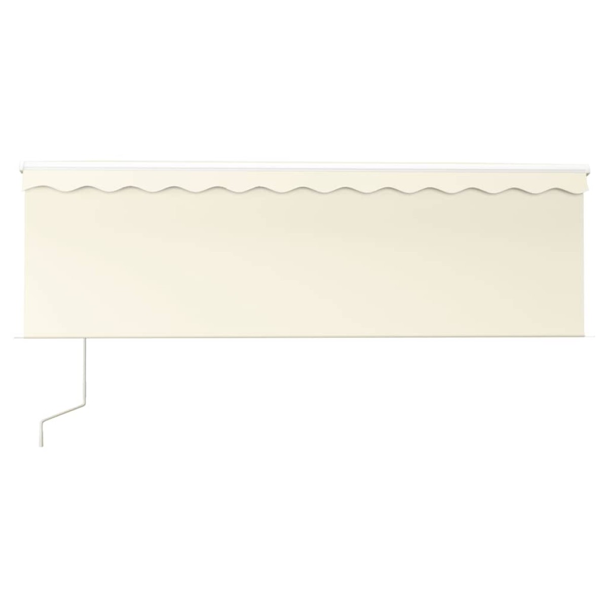 vidaXL Τέντα Αυτόματη με Σκίαστρο/LED/Αισθητήρα Ανέμου Κρεμ 4x3 μ.