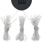 vidaXL Κιόσκι με Φωτάκια LED Κρεμ 300 x 300 εκ.