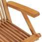 vidaXL Καρέκλες Κήπου 8 τεμ. από Μασίφ Ξύλο Teak με Taupe Μαξιλάρια