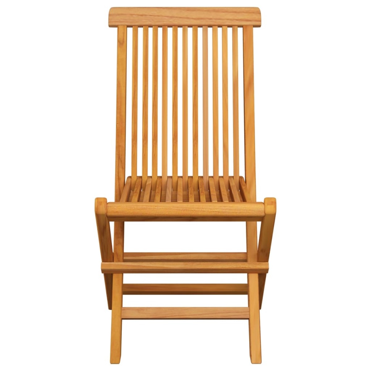 vidaXL Καρέκλες Κήπου 8 τεμ. Μασίφ Ξύλο Teak με Λευκά Κρεμ Μαξιλάρια