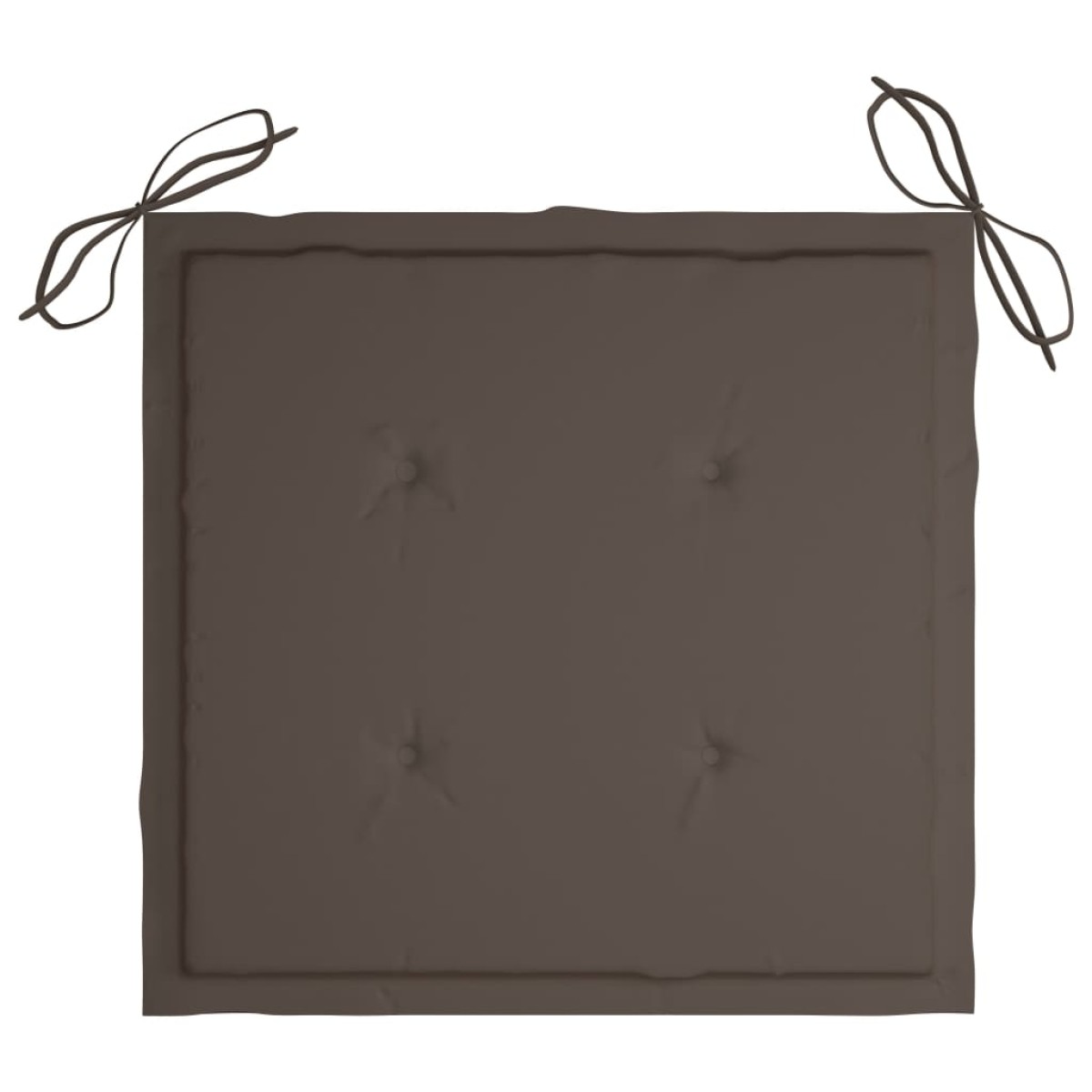 vidaXL Καρέκλες Κήπου 6 τεμ. από Μασίφ Ξύλο Teak με Taupe Μαξιλάρια