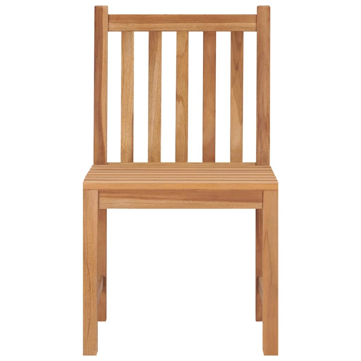 vidaXL Καρέκλες Κήπου 4 Τεμαχίων από Μασίφ Ξύλο Teak με Μαξιλάρια
