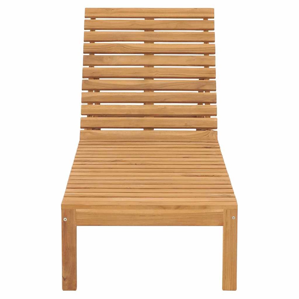 vidaXL Ξαπλώστρες 2 τεμ. από Μασίφ Ξύλο Teak