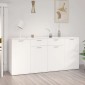 vidaXL Μπουφές Λευκός 160 x 36 x 75 εκ. από Μοριοσανίδα (2x805770)