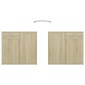 vidaXL Μπουφές Sonoma Δρυς 160 x 36 x 75 εκ. από Μοριοσανίδα
