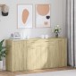 vidaXL Μπουφές Sonoma Δρυς 160 x 36 x 75 εκ. από Μοριοσανίδα