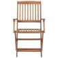 vidaXL Καρέκλες Κήπου Πτυσσόμενες 6 τεμ Μασίφ Ξύλο Ακακίας & Μαξιλάρια