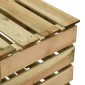 vidaXL Κομποστοποιητής με Σανίδες 3 τεμ. 80x50x100 εκ Εμπ. Ξύλο Πεύκου