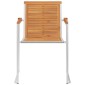 vidaXL Καρέκλες Κήπου 8 τεμ. από Μασίφ Ξύλο Ακακίας με Μαξιλάρια