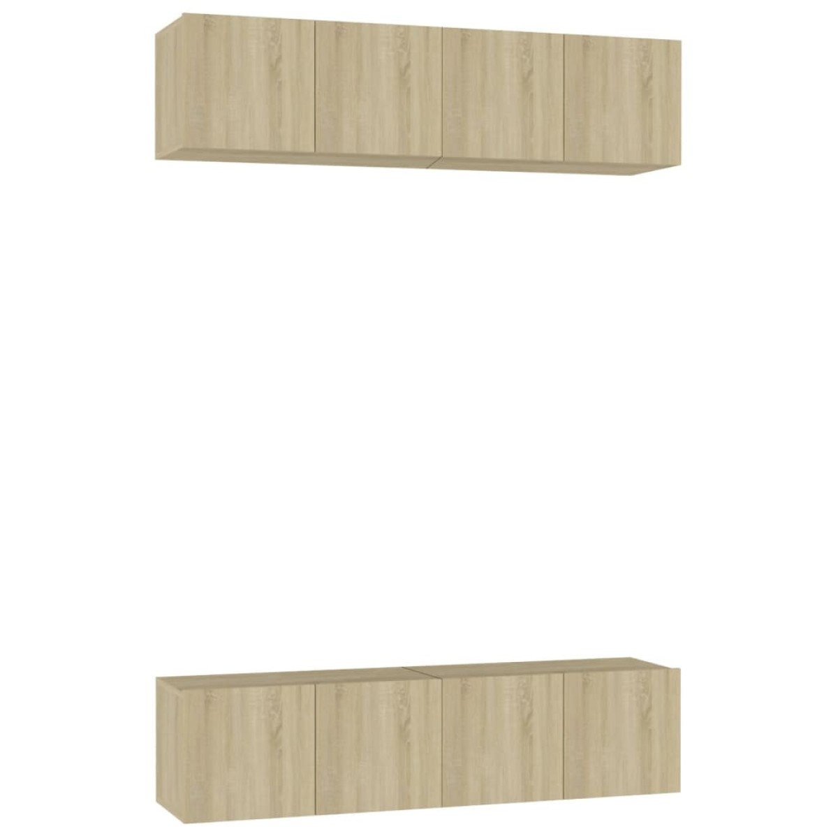 vidaXL Έπιπλα Τηλεόρασης 4 τεμ Sonoma Δρυς 60 x 30 x 30 εκ Μοριοσανίδα