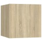 vidaXL Έπιπλα Τηλεόρασης Κρεμαστά 8 τεμ. Sonoma Δρυς 30,5x30x30 εκ.