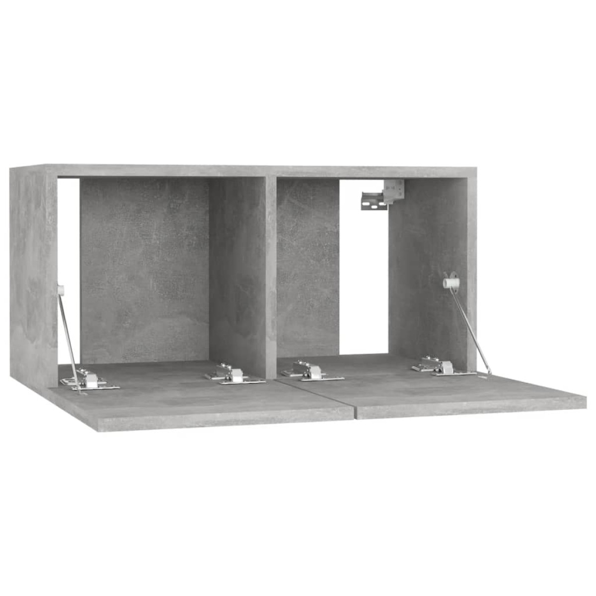 vidaXL Έπιπλα Τηλεόρασης 4 τεμ. Γκρι Σκυρ. 60x30x30εκ. από Μοριοσανίδα