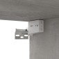 vidaXL Έπιπλα Τηλεόρασης 4 τεμ. Γκρι Σκυρ. 100x30x30εκ από Μοριοσανίδα