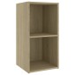 vidaXL Έπιπλα Τηλεόρασης 2 τεμ Sonoma Δρυς 72x35x36,5εκ Μοριοσανίδα