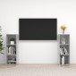 vidaXL Έπιπλα Τηλεόρασης 2 τεμ. Γκρι Σκυρ. 107x35x37 εκ. Μοριοσανίδα