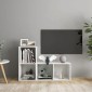 vidaXL Έπιπλα Τηλεόρασης 2 τεμ. Λευκά 72 x 35 x 36,5 εκ. Μοριοσανίδα