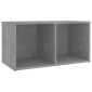 vidaXL Έπιπλα Τηλεόρασης 2 τεμ. Γκρι Σκυρ. 72x35x36,5 εκ. Μοριοσανίδα