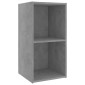 vidaXL Έπιπλα Τηλεόρασης 2 τεμ. Γκρι Σκυρ. 72x35x36,5 εκ. Μοριοσανίδα