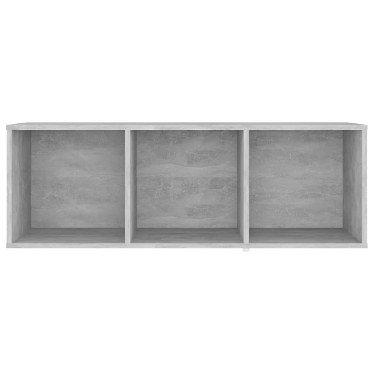 vidaXL Έπιπλα Τηλεόρασης 3 τεμ. Γκρι Σκυρ. 107x35x37 εκ. Μοριοσανίδα