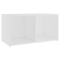 vidaXL Έπιπλα Τηλεόρασης 4 τεμ. Λευκά 72 x 35 x 36,5 εκ. Μοριοσανίδα