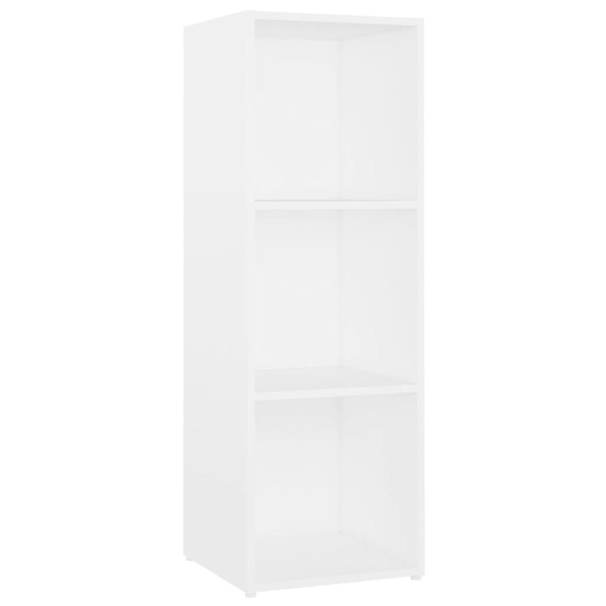 vidaXL Έπιπλα Τηλεόρασης 4 τεμ. Λευκά 107 x 35 x 37 εκ. Μοριοσανίδα
