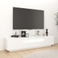 vidaXL Έπιπλο Τηλεόρασης με LED Λευκό 180 x 35 x 40 εκ.
