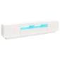 vidaXL Έπιπλο Τηλεόρασης με LED Λευκό 200 x 35 x 40 εκ.