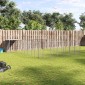 vidaXL Σπιτάκι Σκύλου Ασημί 15,73 μ² Ατσάλινο